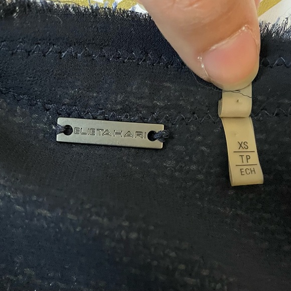 Elie Tahari Blue Tweed Blazer Jacket - Picture 7 of 8